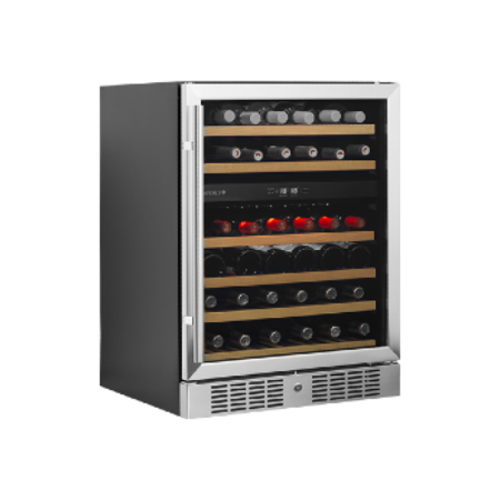 Nytt stort utbud av vinkylar i rostfritt och stilren svart